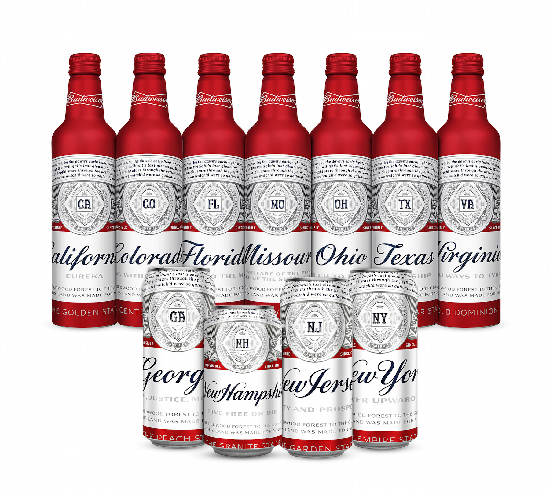 Budweiser Unveils New State Packaging Inspired by its 12 Local Breweries Across the Country